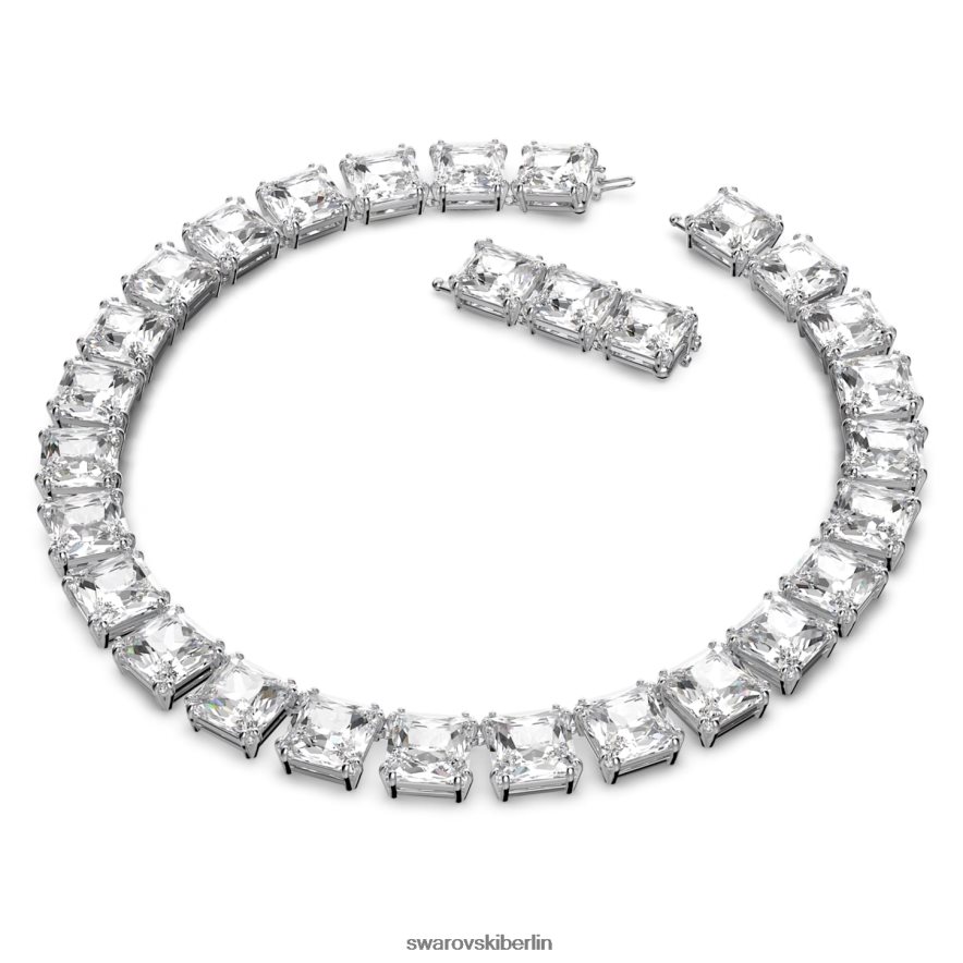 Swarovski Jahrtausende gesetzt Mischschliffe, weiß, rhodiniert Schmuck HLT448378