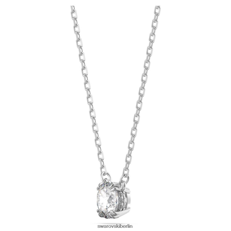 Swarovski Konstella-Set Rundschliff, weiß, rhodiniert Schmuck HLT448392