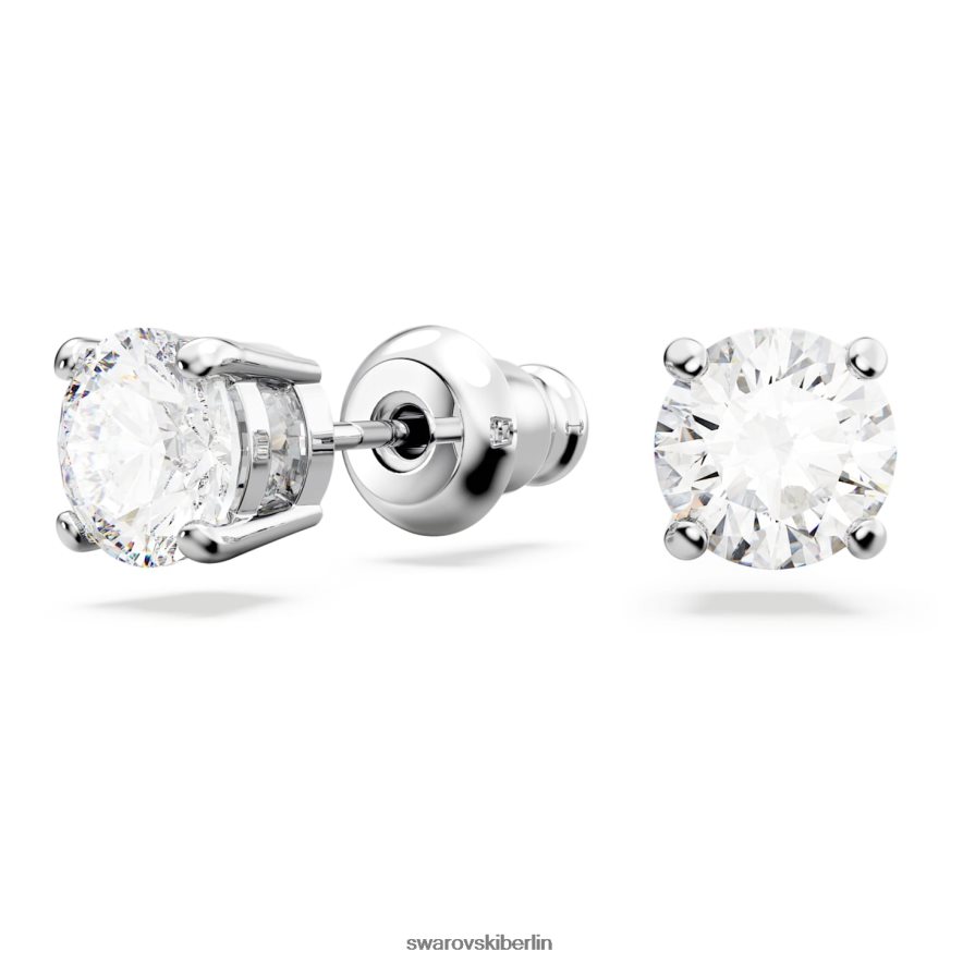 Swarovski Matrix-Tennis-Set Rundschliff, weiß, rhodiniert Schmuck HLT448388