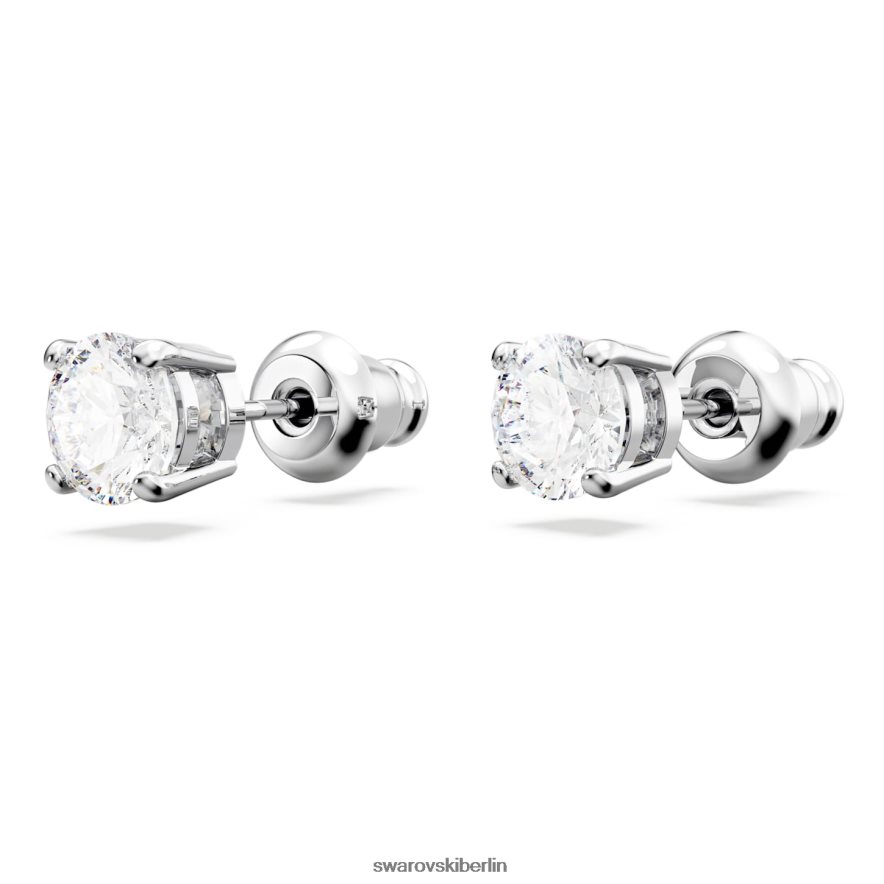 Swarovski Matrix-Tennis-Set Rundschliff, weiß, rhodiniert Schmuck HLT448388