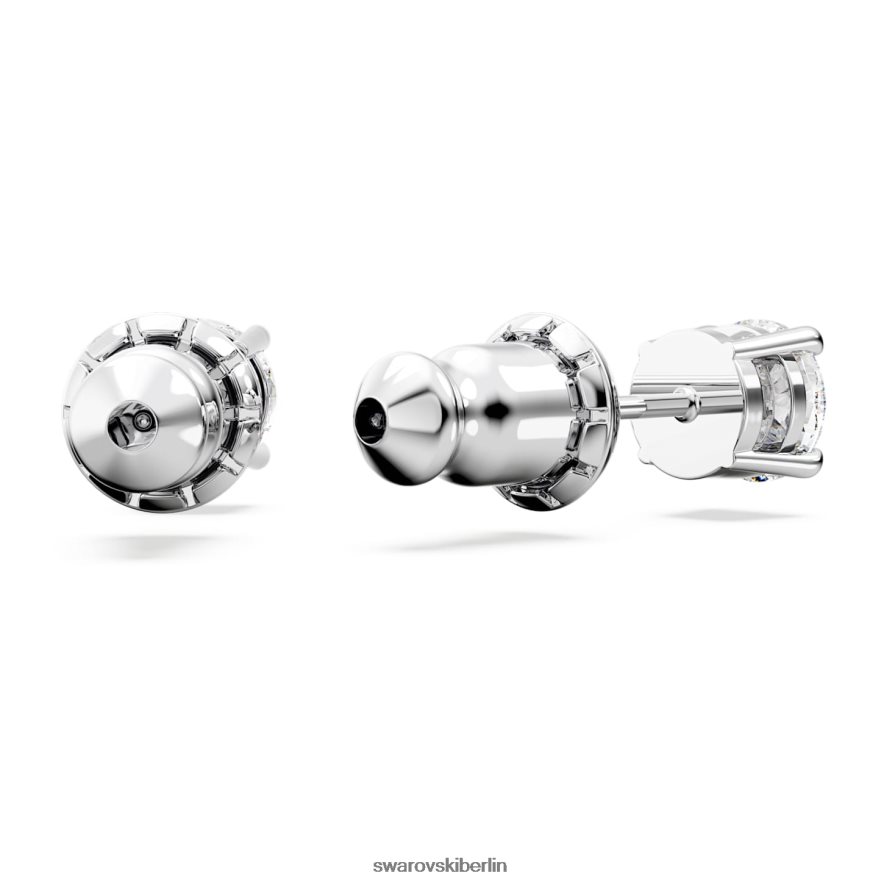 Swarovski Matrix-Tennis-Set Rundschliff, weiß, rhodiniert Schmuck HLT448388
