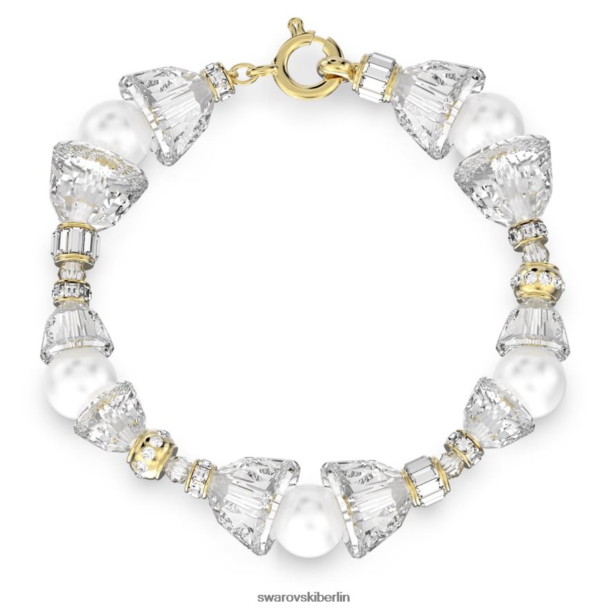 Swarovski Somnia-Set weiß, vergoldet Schmuck HLT448382