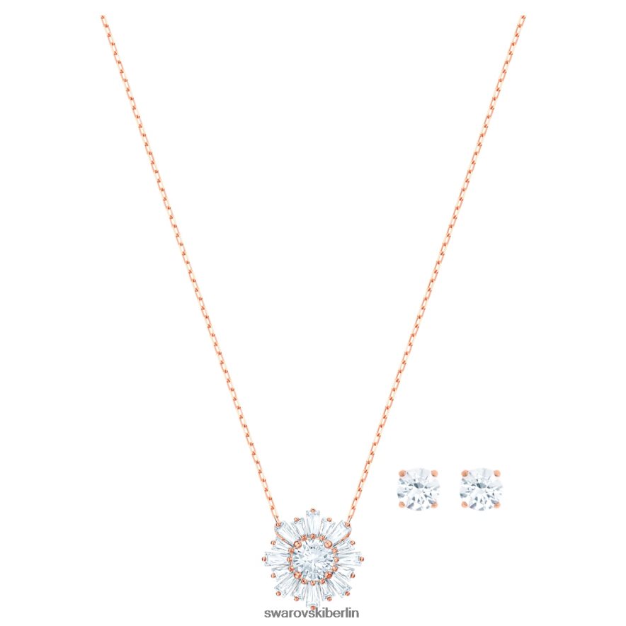 Swarovski Sonnenschein untergegangen weiß, rosévergoldet Schmuck HLT448375