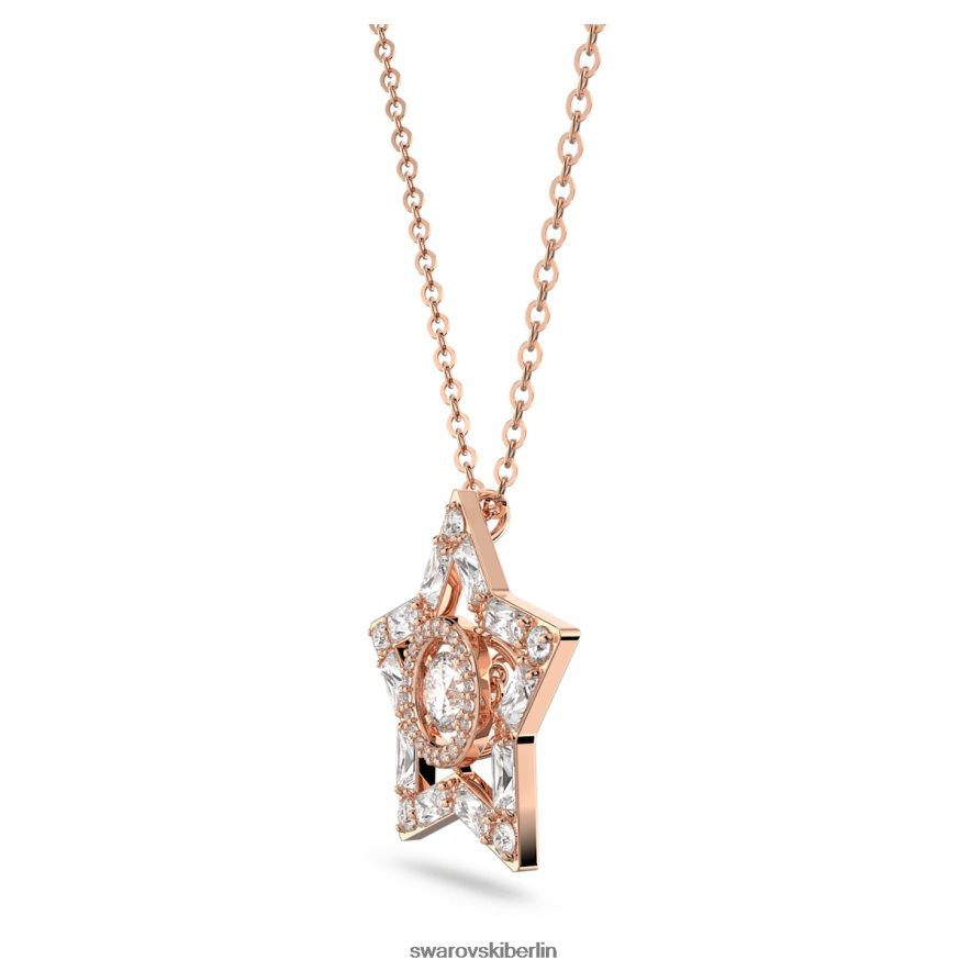 Swarovski Stella-Set Mischschliffe, Stern, weiß, rosévergoldet Schmuck HLT448406
