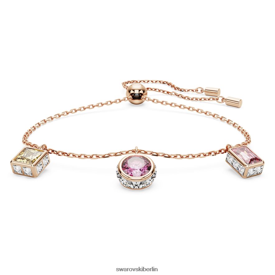 Swarovski Stilla-Set Mischschliffe, mehrfarbig, rosévergoldet Schmuck HLT448403