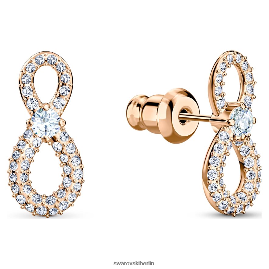 Swarovski Unendlichkeitssatz Unendlichkeit und Herz, weiß, Metallmix-Finish Schmuck HLT448386