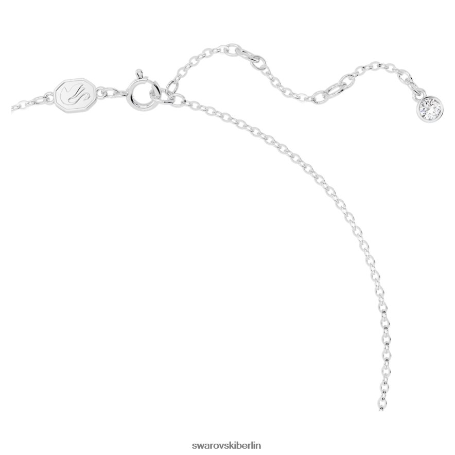 Swarovski Volta-Set Schleife, weiß, rhodiniert Schmuck HLT448383