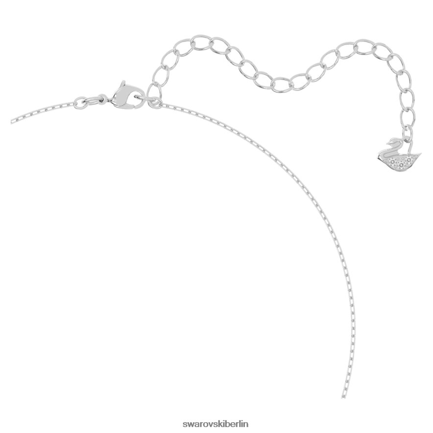 Swarovski funkelndes Tanzset Mischschliffe, Klee, weiß, rhodiniert Schmuck HLT448389
