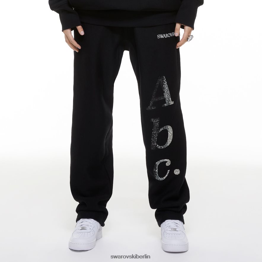Swarovski schillernde farblose Objekte Jogginghose Schwarz Jogginghose HLT4481502