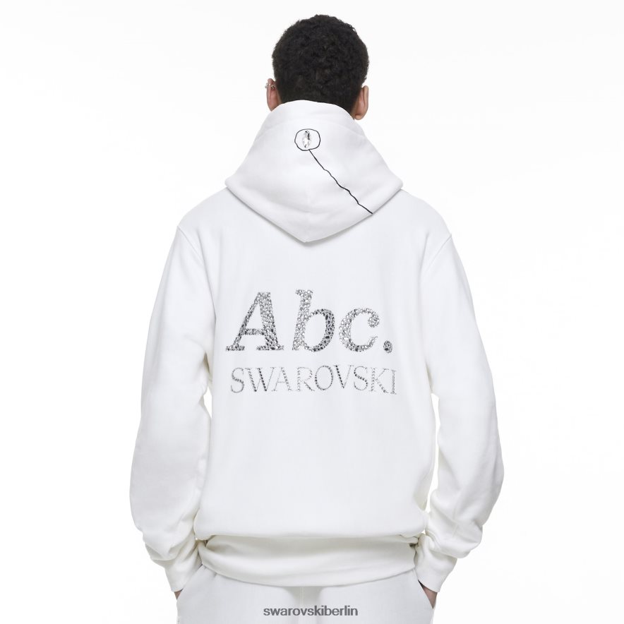Swarovski Graue Objekte werden durch Lichtbrechung verschoben. Kapuzenpullover Weiß Kapuzenpullis HLT4481513