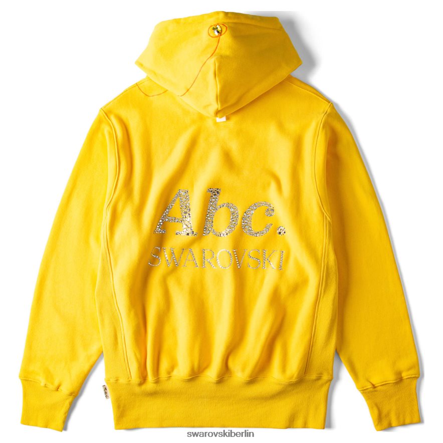 Swarovski Kapuzenpullover mit farbigen Objekten Gelb Kapuzenpullis HLT4481515