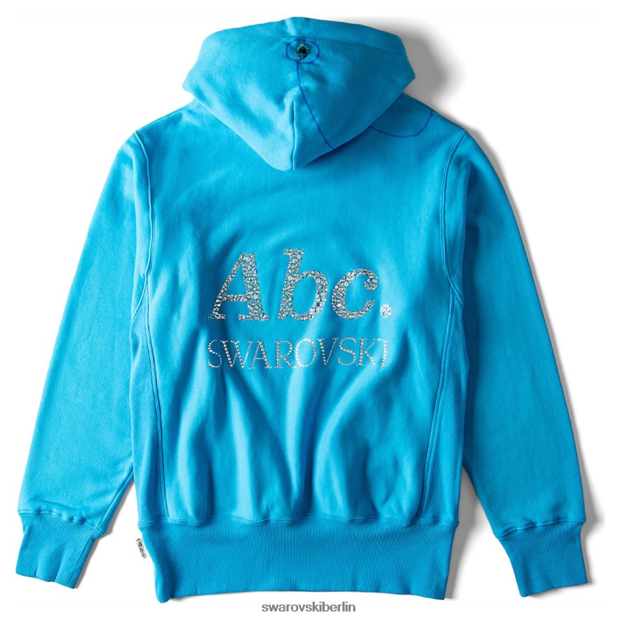 Swarovski Subjektiver Halos-Hoodie Blau Kapuzenpullis HLT4481514