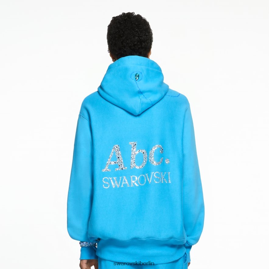 Swarovski Subjektiver Halos-Hoodie Blau Kapuzenpullis HLT4481514