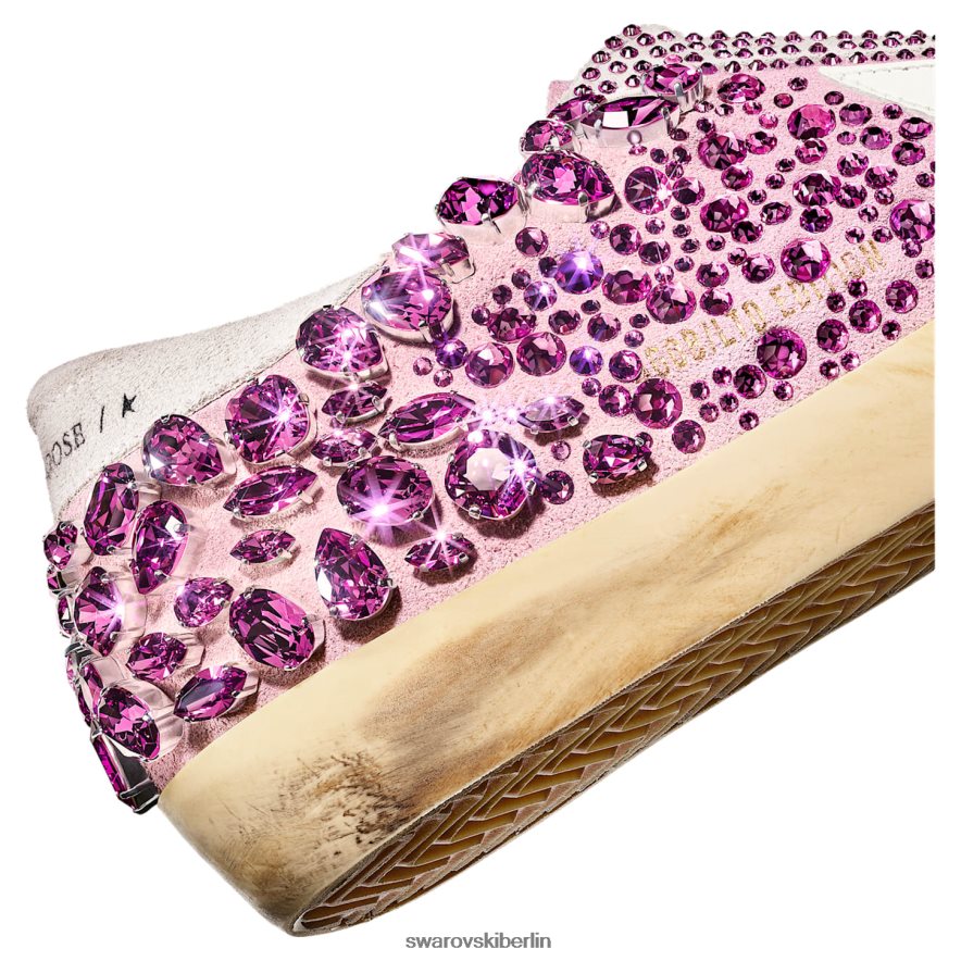 Swarovski Golden Goose Super-Star-Sneaker für Damen Rosa Turnschuhe HLT4481508