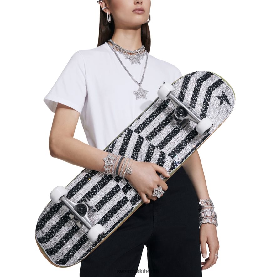 Swarovski Golden Goose-Skateboard Schwarz und weiß Zubehör HLT4481512