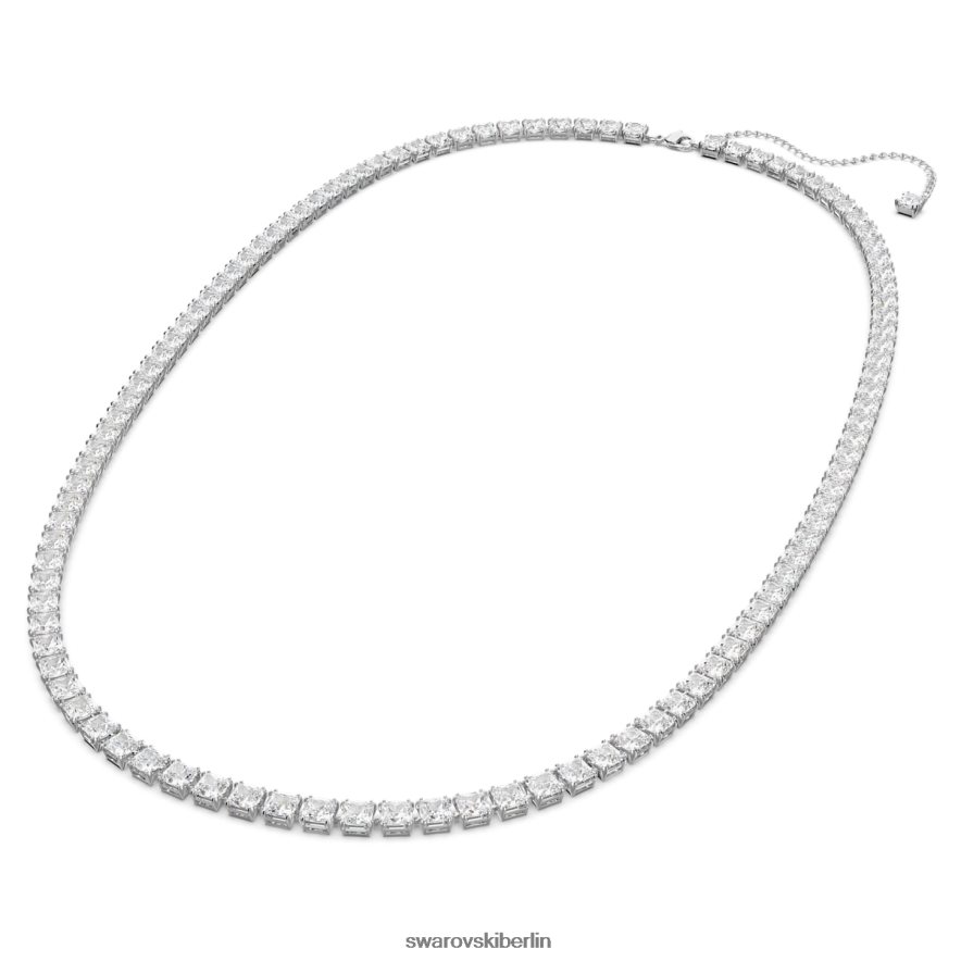 Swarovski Gürtel quadratisch geschliffen, weiß, rhodiniert Zubehör HLT4481492
