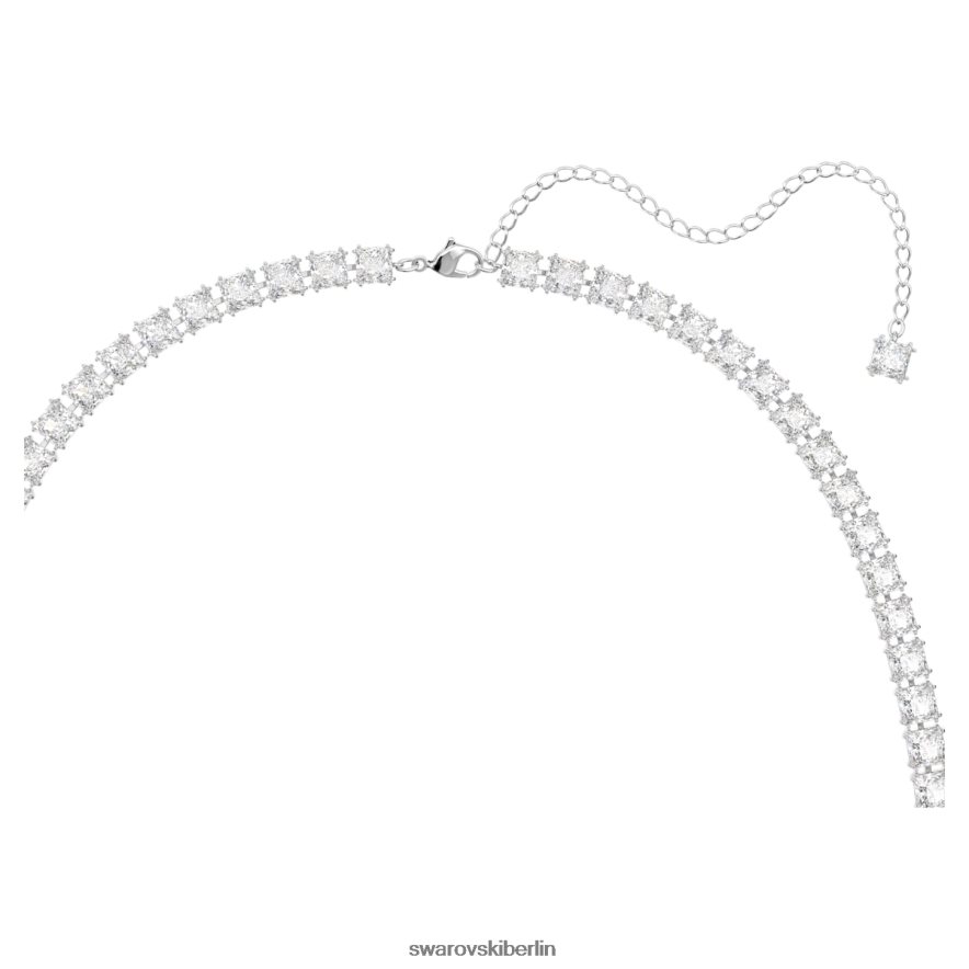 Swarovski Gürtel quadratisch geschliffen, weiß, rhodiniert Zubehör HLT4481492