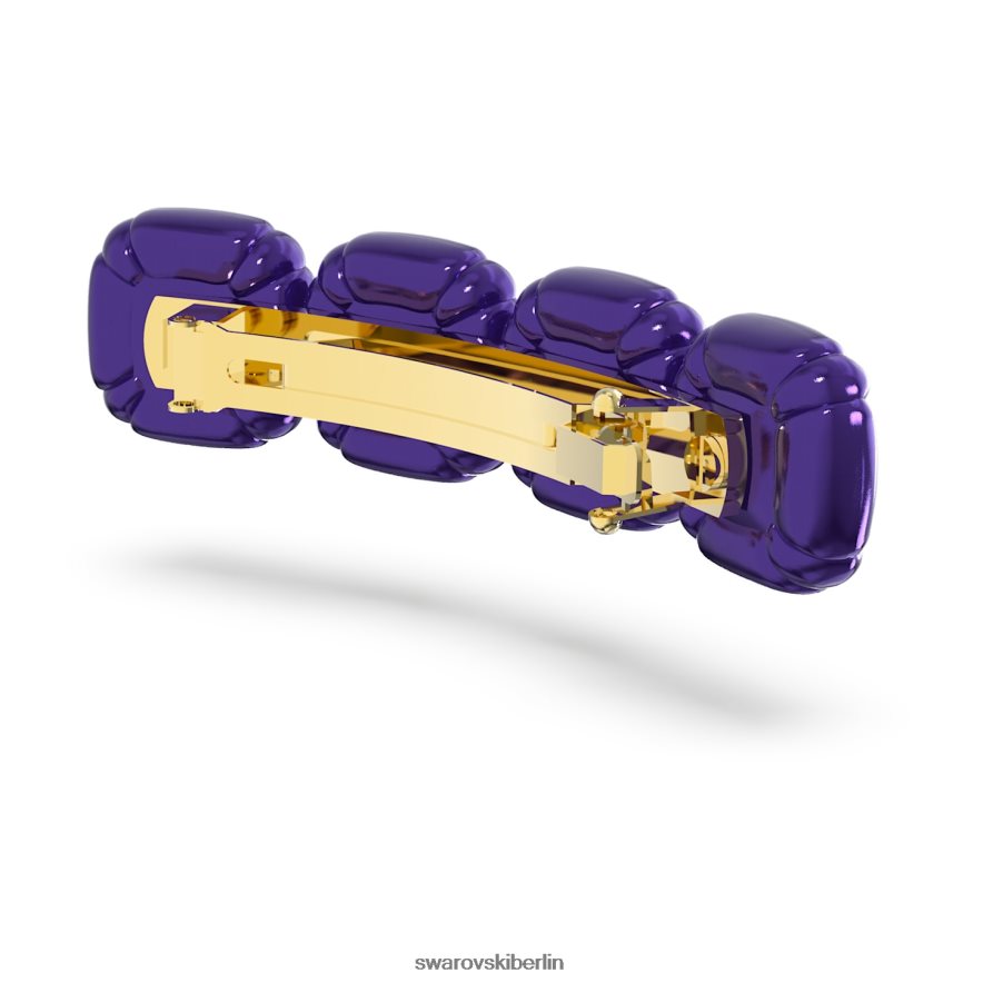 Swarovski Haarklammer Kissenschliff, lila, vergoldet Zubehör HLT4481478