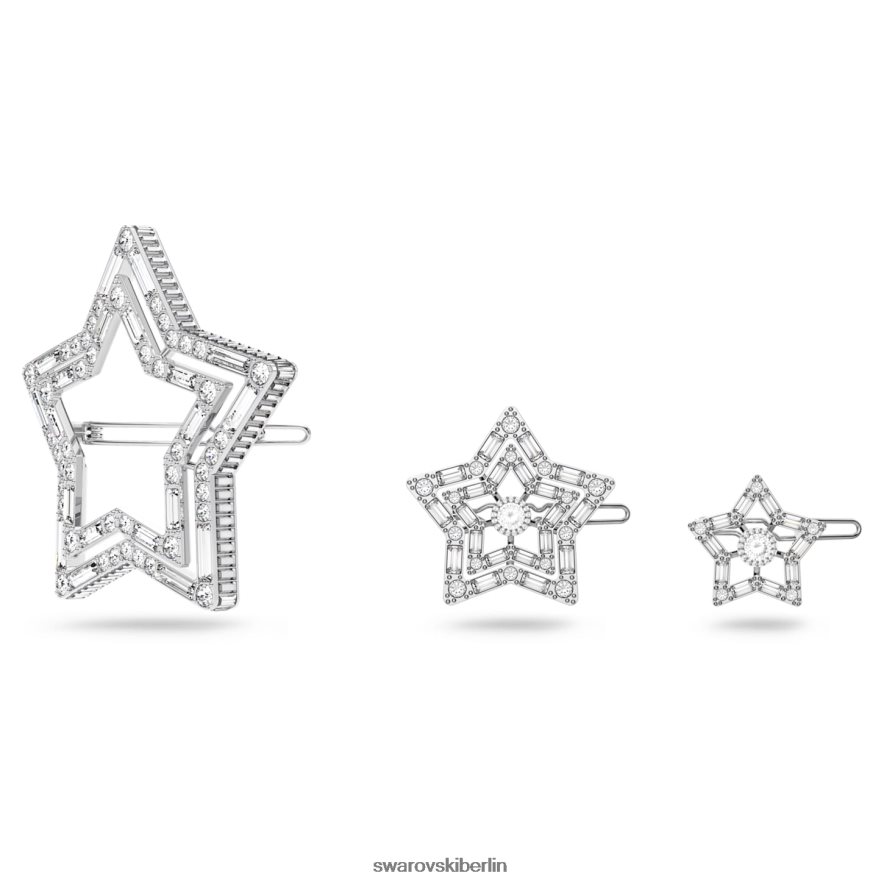 Swarovski Haarklammer Stern, weiß, rhodiniert Zubehör HLT4481468