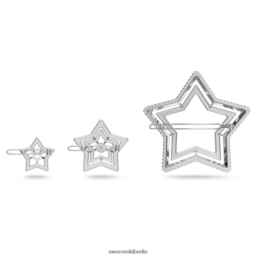 Swarovski Haarklammer Stern, weiß, rhodiniert Zubehör HLT4481468