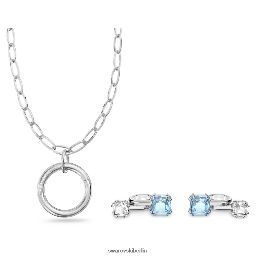Swarovski Pod-Schmuck blau, versilbert Zubehör HLT4481426