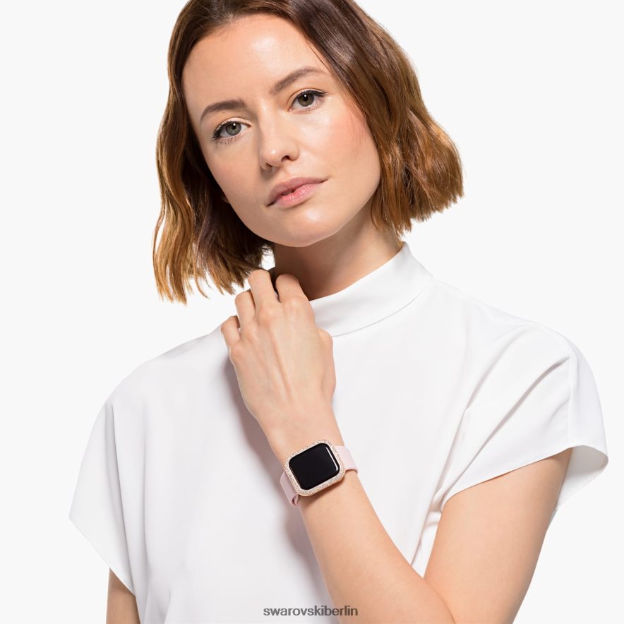 Swarovski funkelndes Gehäuse, kompatibel mit der Apple Watch Roségoldton Zubehör HLT4481418