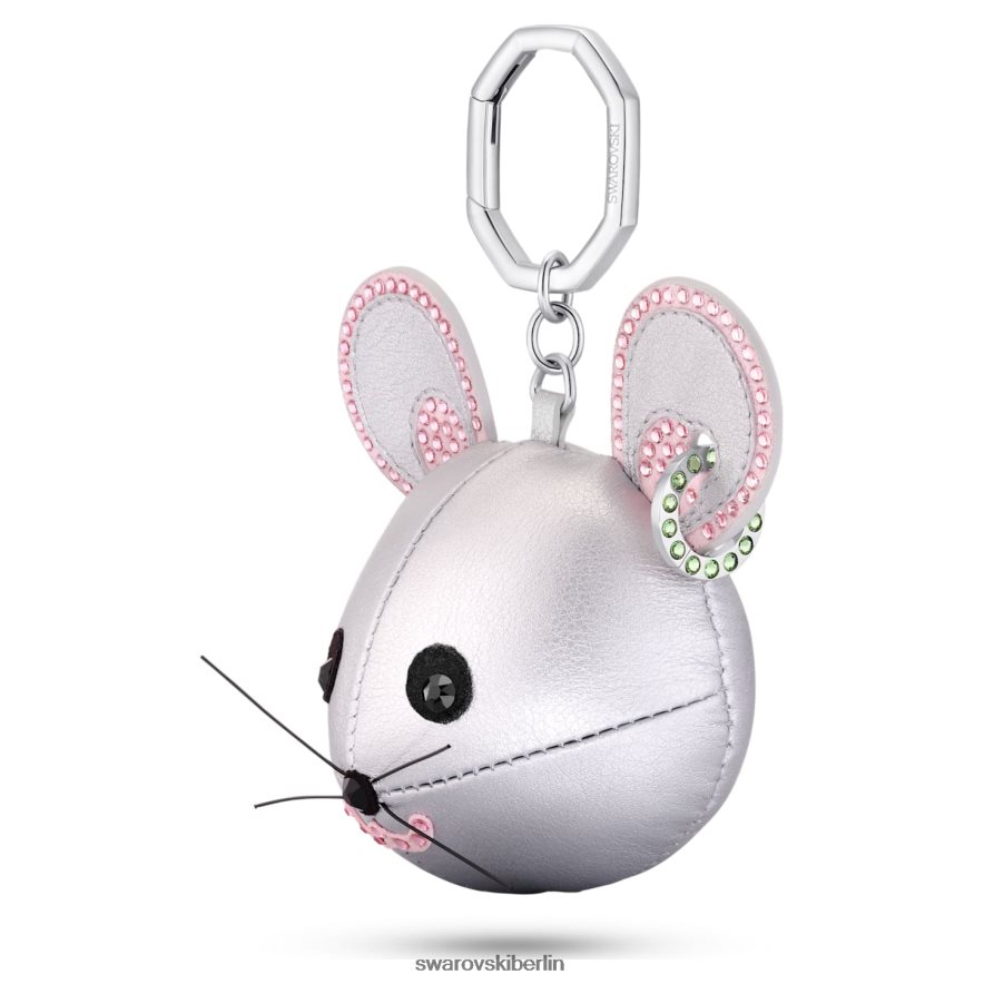 Swarovski Schlüsselanhänger mit Symbolen Maus, mehrfarbig, Edelstahl Zubehör HLT4481431