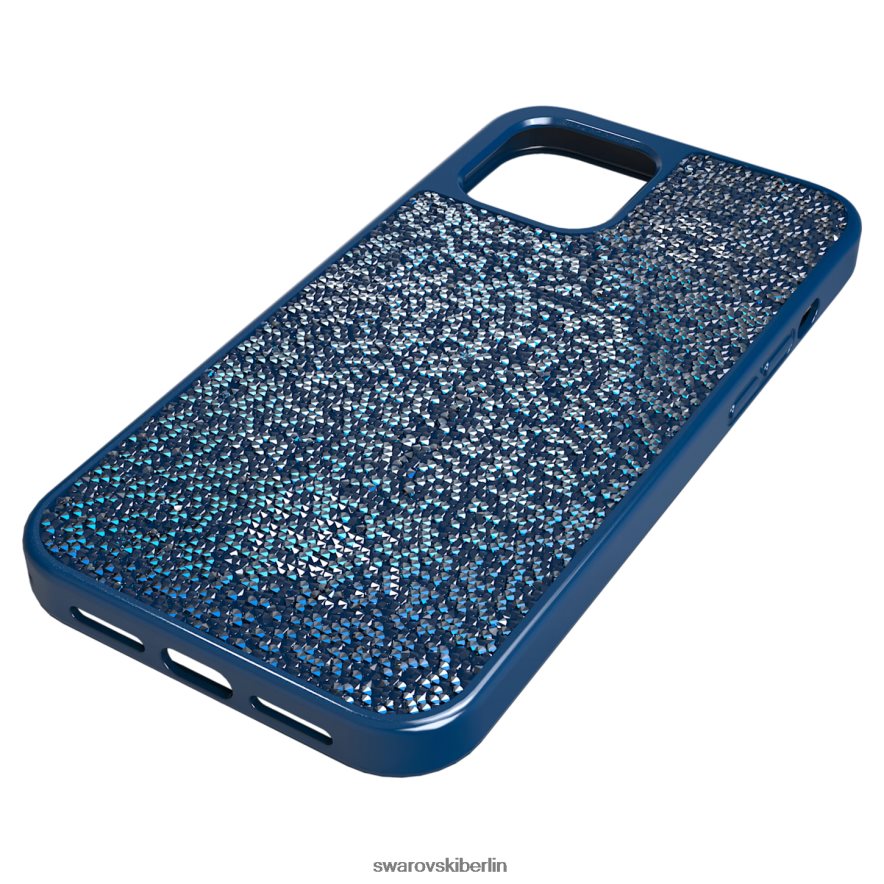 Swarovski Glam-Rock-Smartphone-Hülle Blau Zubehör HLT4481380