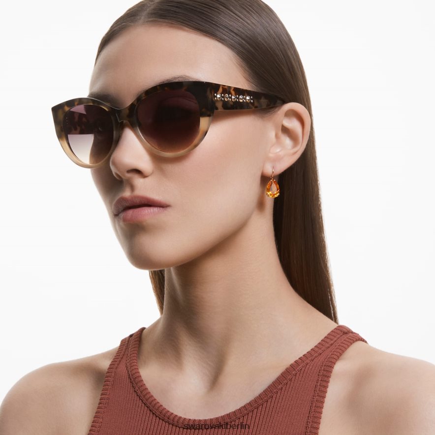 Swarovski Sonnenbrille Katzenaugenform, sk0372 56f, mehrfarbig Zubehör HLT4481435