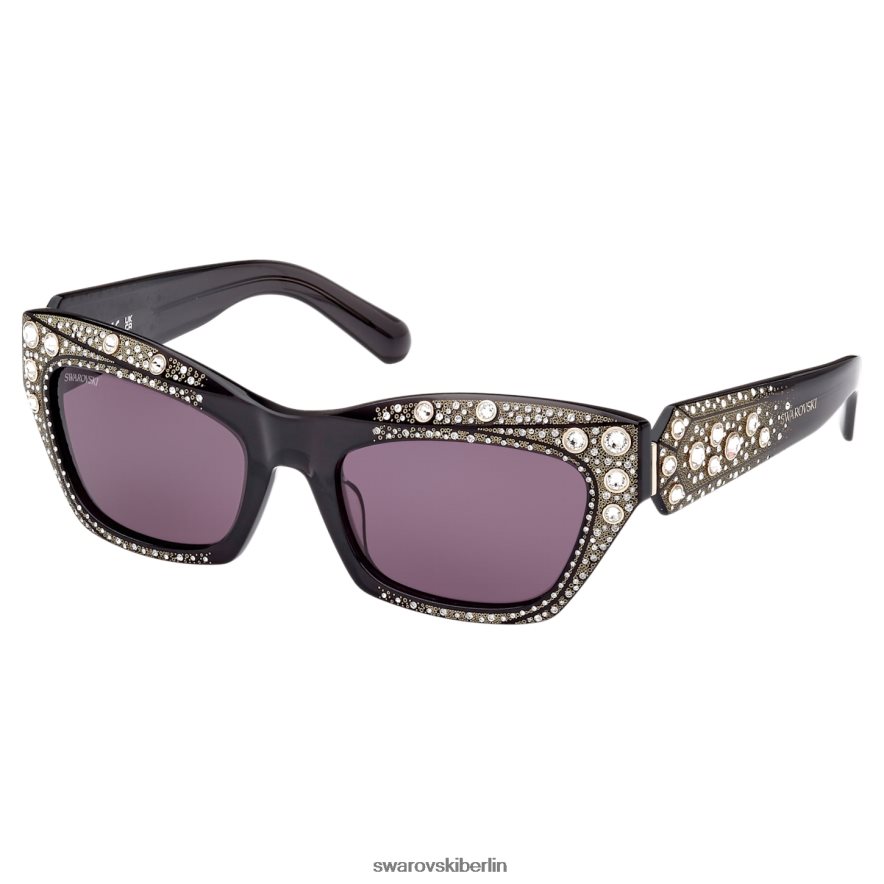 Swarovski Sonnenbrille Katzenaugenform, sk0380 01a, schwarz Zubehör HLT4481438