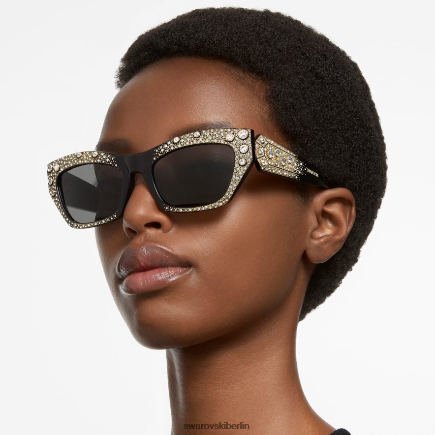 Swarovski Sonnenbrille Katzenaugenform, sk0380 01a, schwarz Zubehör HLT4481438