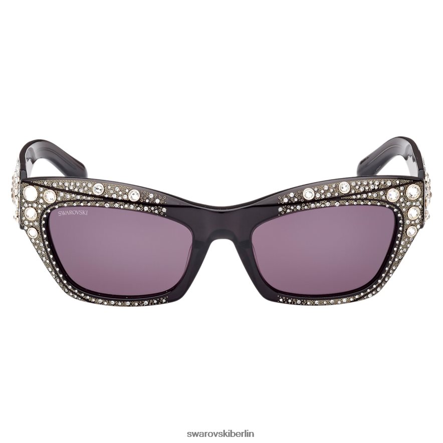 Swarovski Sonnenbrille Katzenaugenform, sk0380 01a, schwarz Zubehör HLT4481438