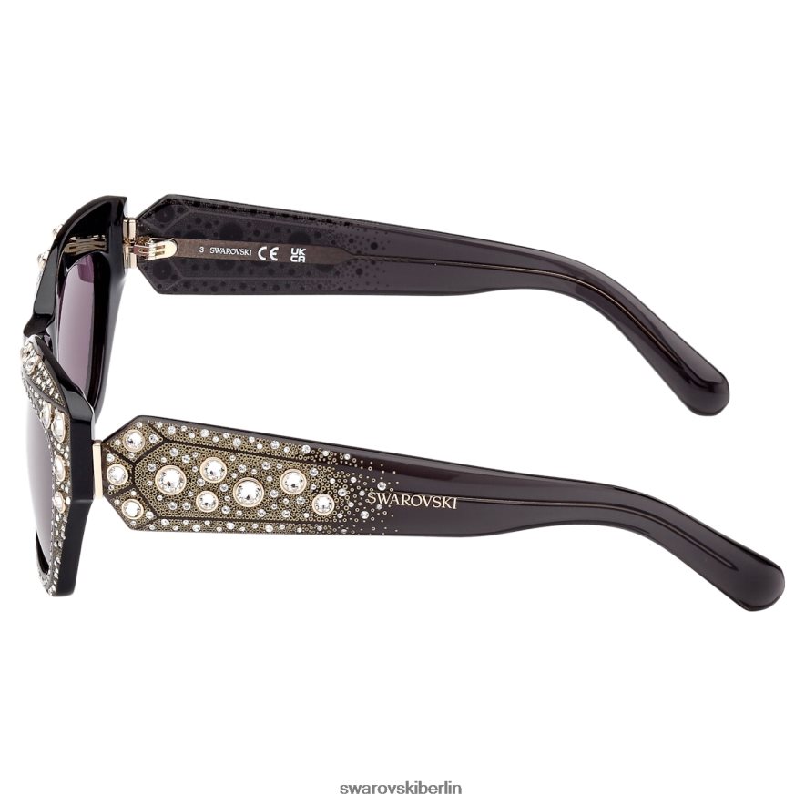 Swarovski Sonnenbrille Katzenaugenform, sk0380 01a, schwarz Zubehör HLT4481438