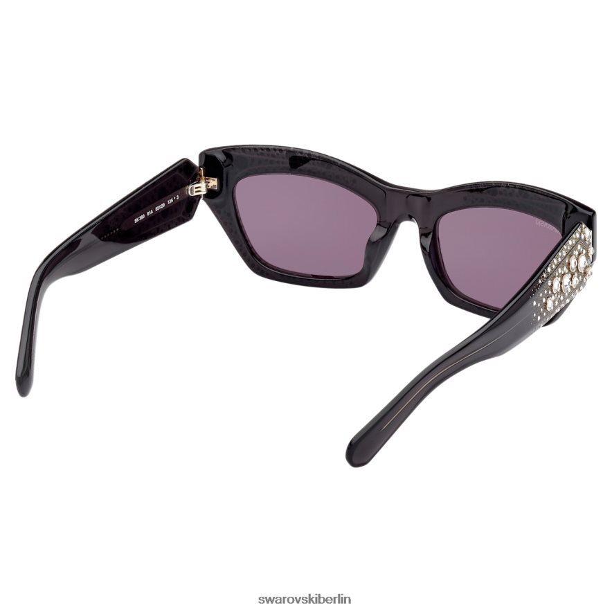 Swarovski Sonnenbrille Katzenaugenform, sk0380 01a, schwarz Zubehör HLT4481438