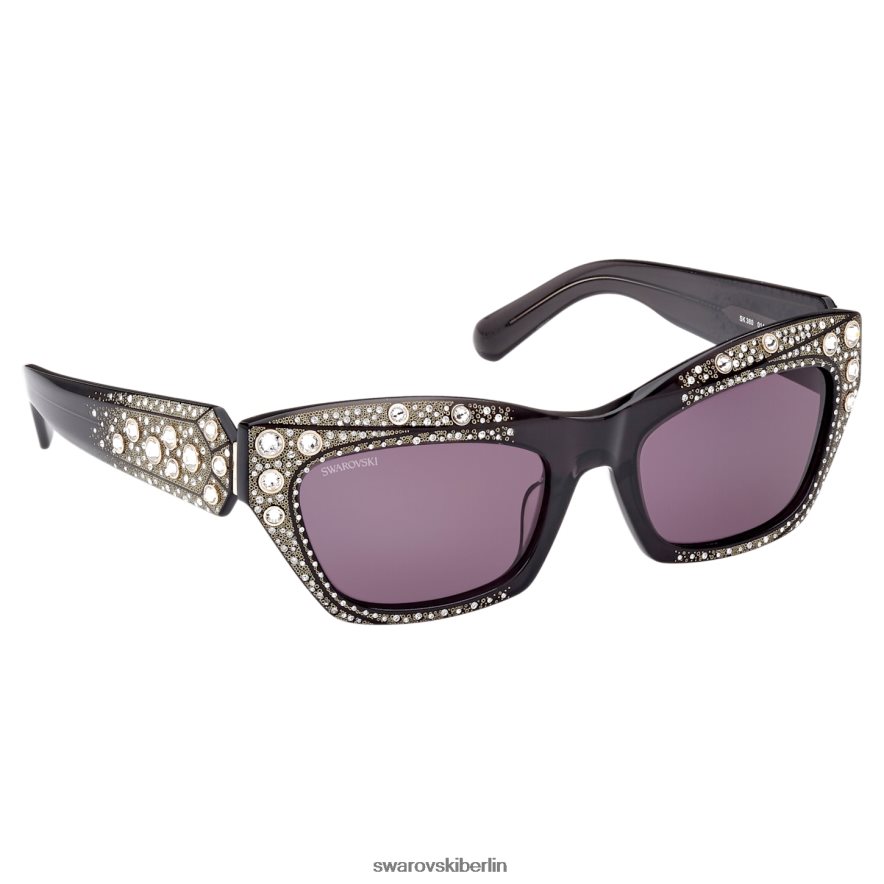 Swarovski Sonnenbrille Katzenaugenform, sk0380 01a, schwarz Zubehör HLT4481438