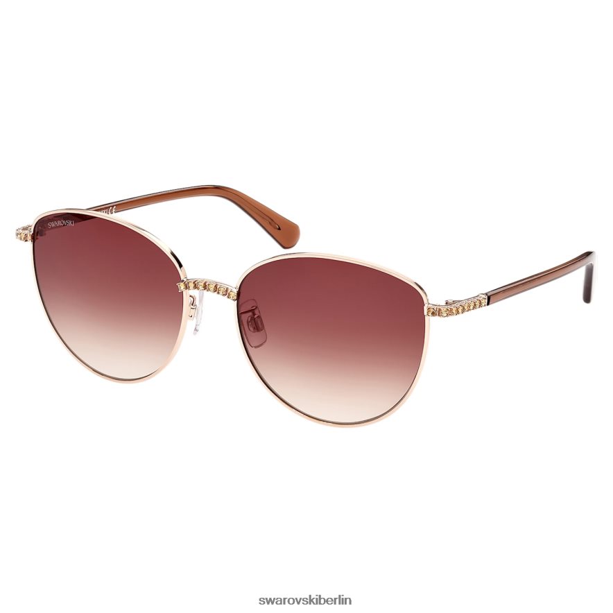 Swarovski Sonnenbrille Katzenaugenform, sk344-h28f, braun Zubehör HLT4481467