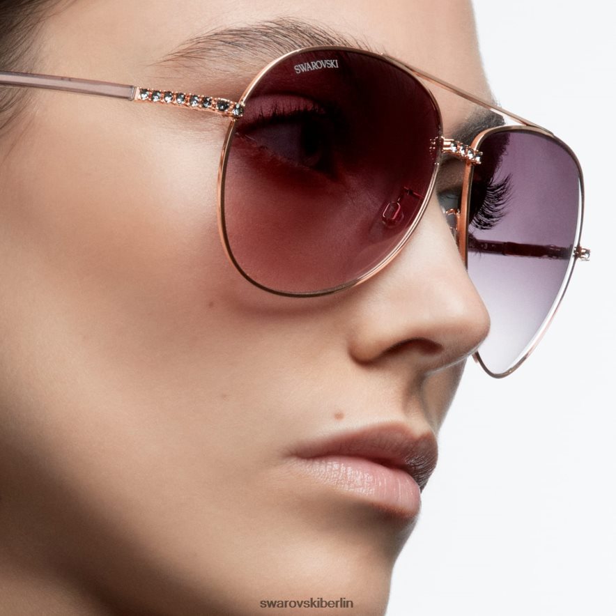 Swarovski Sonnenbrille Pilotenform, Farbverlauf, sk0343-h 33b, schwarz Zubehör HLT4481466