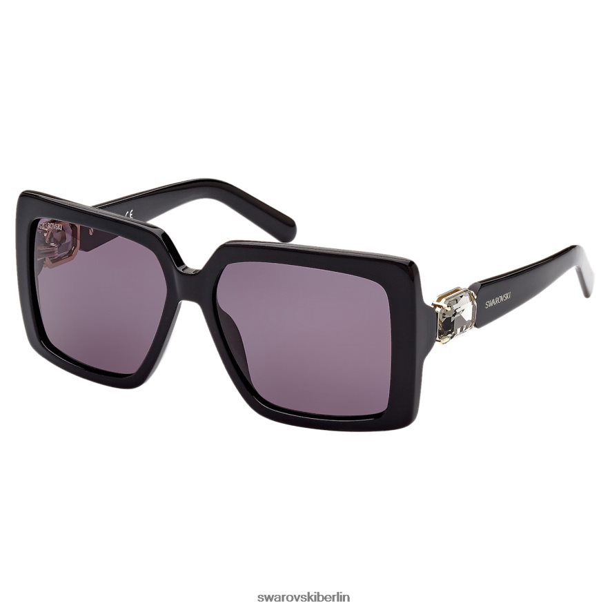 Swarovski Sonnenbrille Übergroß, quadratische Form, sk0351 01a, schwarz Zubehör HLT4481454