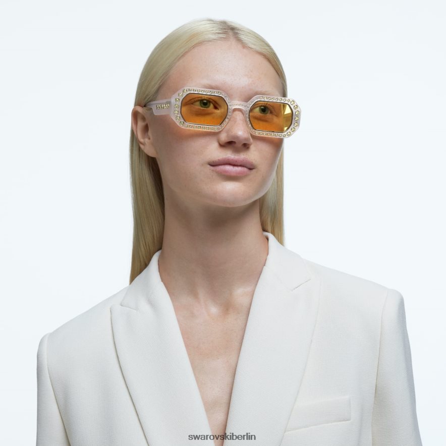 Swarovski Sonnenbrille in achteckiger Form Pflaster, sk0345 21j, gelb Zubehör HLT4481455