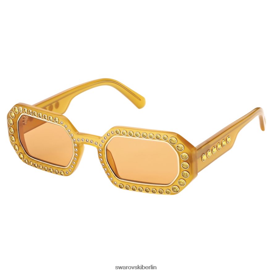 Swarovski Sonnenbrille in achteckiger Form Pflaster, sk0345 39e, orange Zubehör HLT4481451