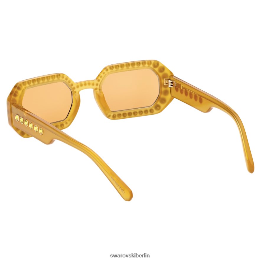 Swarovski Sonnenbrille in achteckiger Form Pflaster, sk0345 39e, orange Zubehör HLT4481451