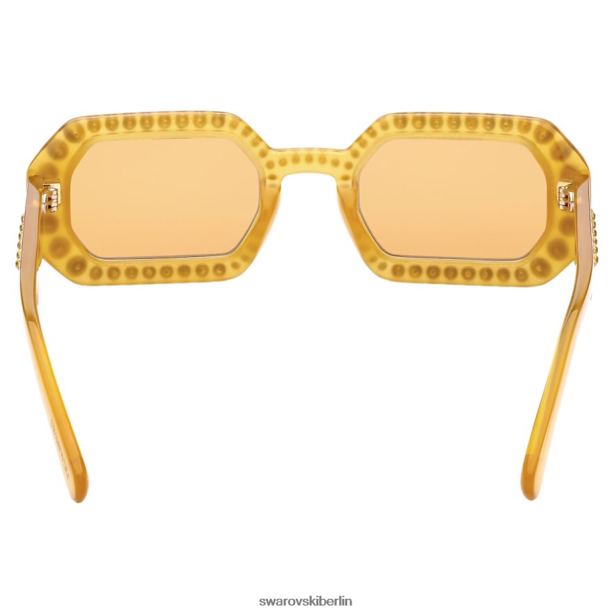 Swarovski Sonnenbrille in achteckiger Form Pflaster, sk0345 39e, orange Zubehör HLT4481451