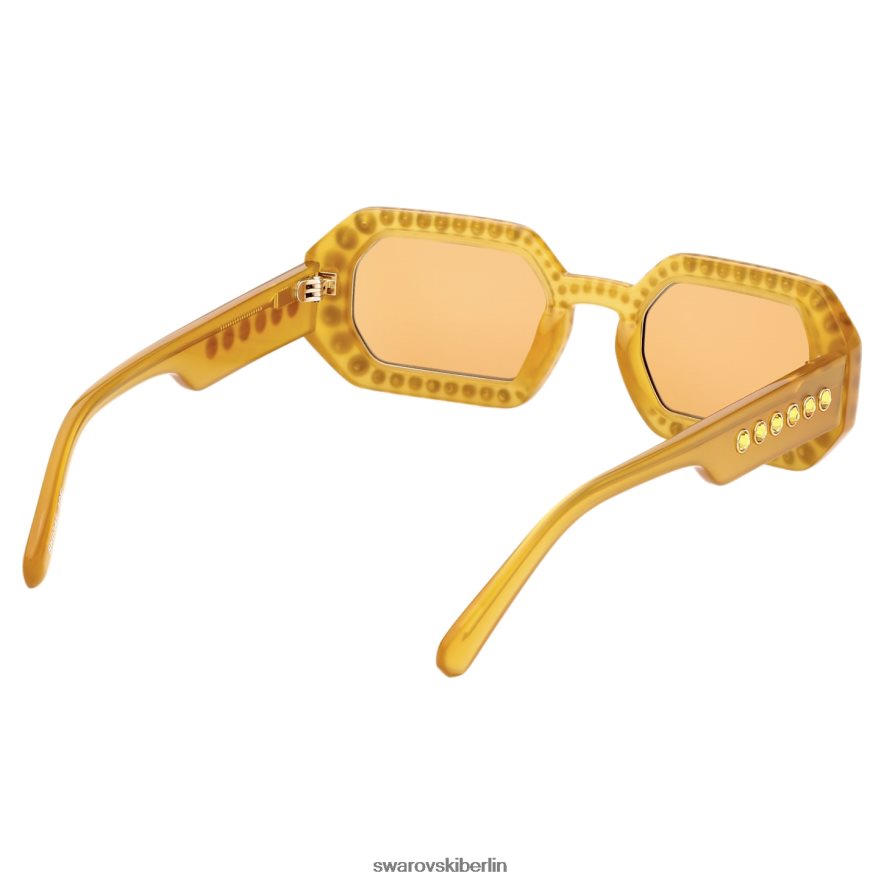 Swarovski Sonnenbrille in achteckiger Form Pflaster, sk0345 39e, orange Zubehör HLT4481451