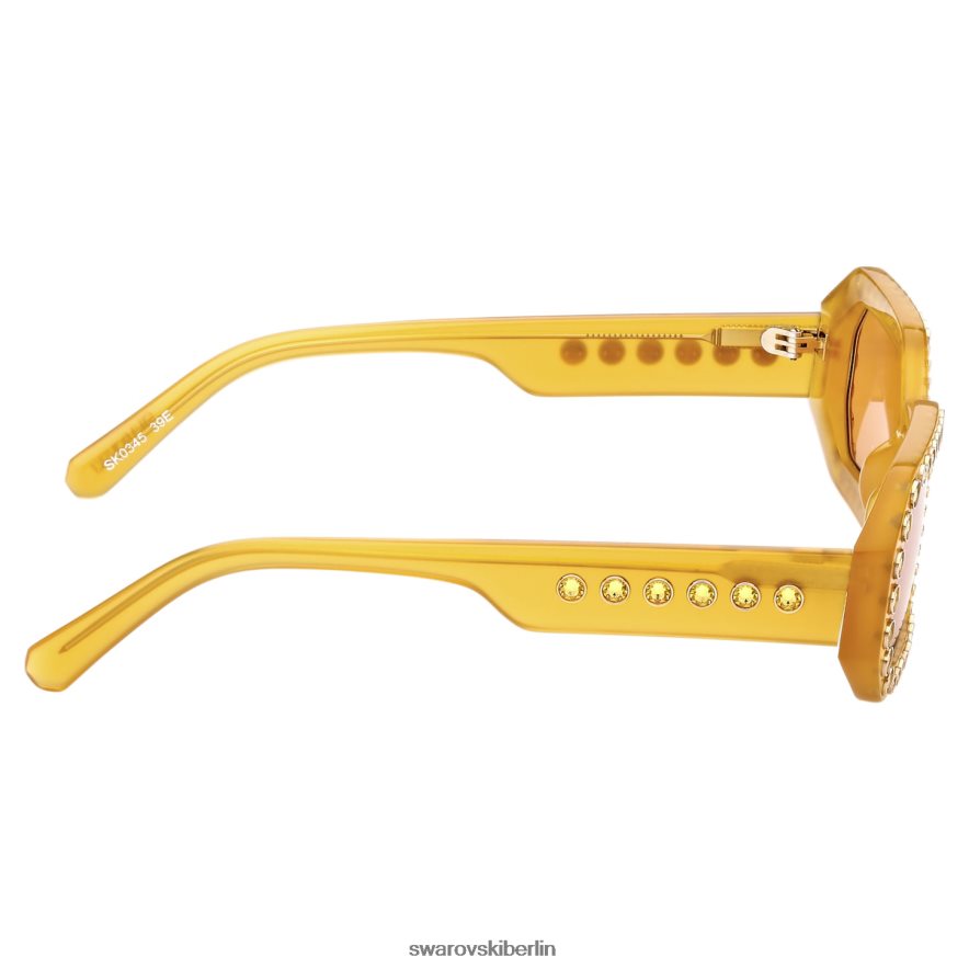 Swarovski Sonnenbrille in achteckiger Form Pflaster, sk0345 39e, orange Zubehör HLT4481451