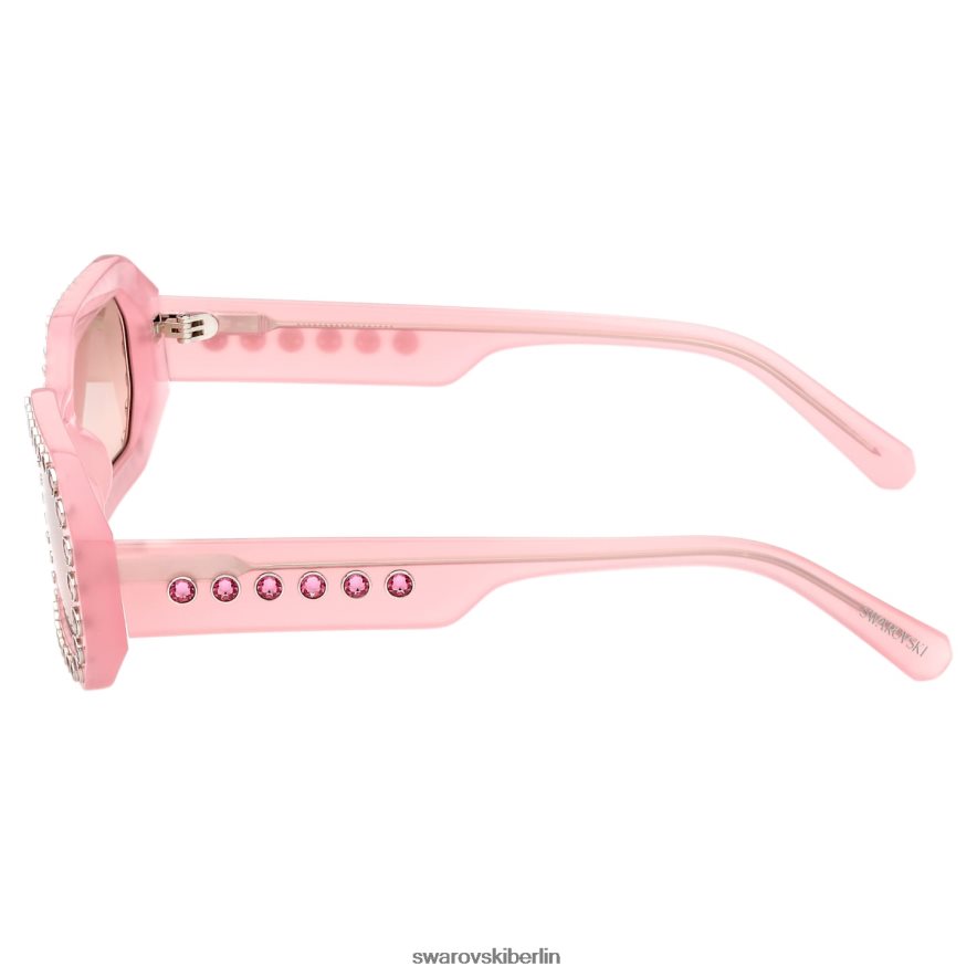 Swarovski Sonnenbrille in achteckiger Form Pflaster, sk0345 72u, rosa Zubehör HLT4481447