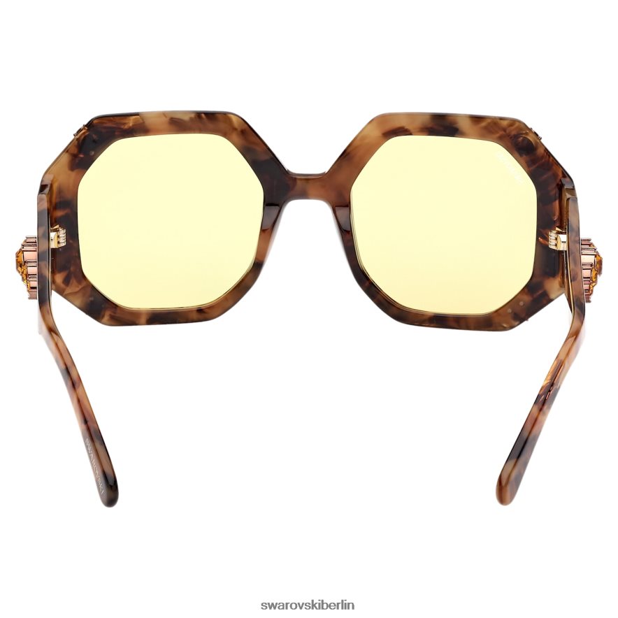 Swarovski Sonnenbrille in achteckiger Form Übergroß, sk0375 52g, braun Zubehör HLT4481446