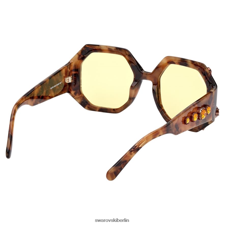 Swarovski Sonnenbrille in achteckiger Form Übergroß, sk0375 52g, braun Zubehör HLT4481446