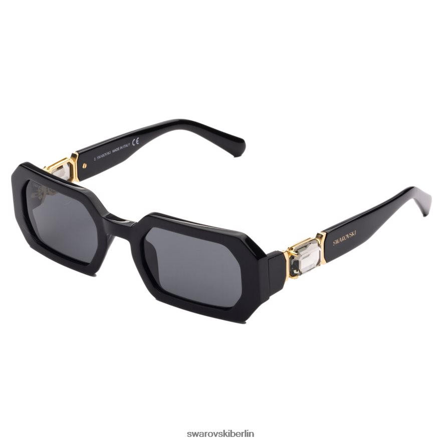 Swarovski Sonnenbrille in achteckiger Form sk0349 01a, schwarz Zubehör HLT4481450