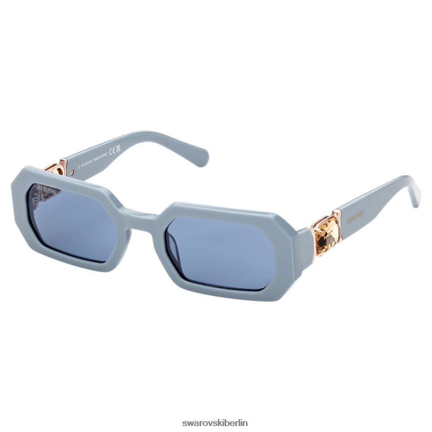 Swarovski Sonnenbrille in achteckiger Form sk0349 84v, blau Zubehör HLT4481436