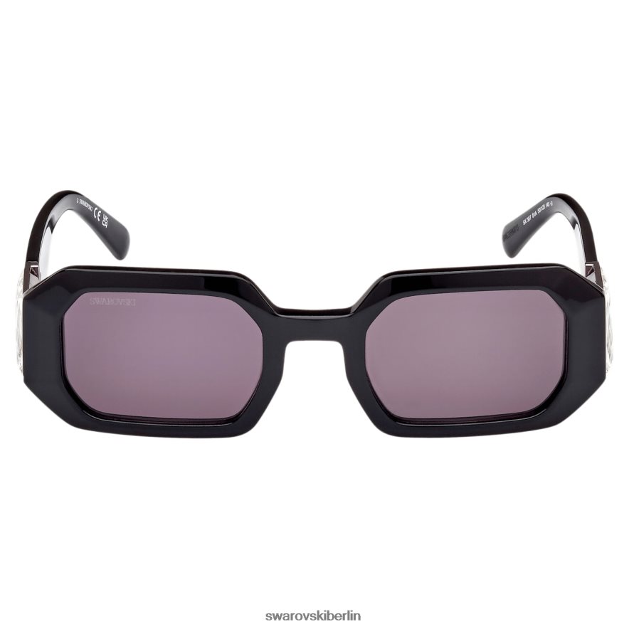 Swarovski Sonnenbrille in achteckiger Form sk0387 01a, schwarz Zubehör HLT4481442